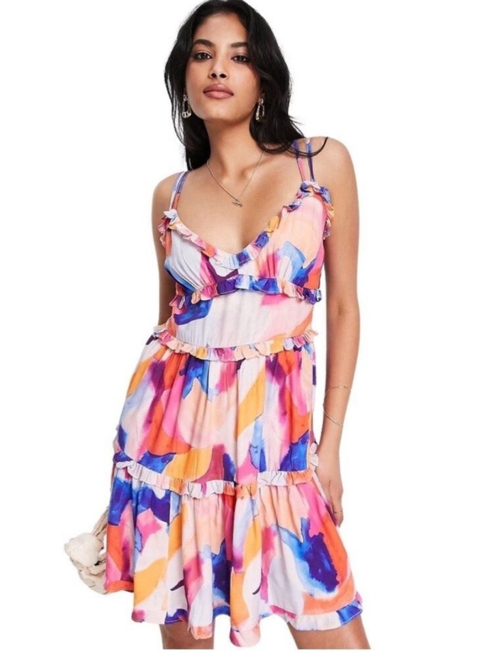 NWT $149 French Connection Tiered Dress
